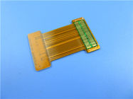 Panneau flexible de carte PCB de double couche avec le laser plaqué par or coupé pour l'échantillon de FPC